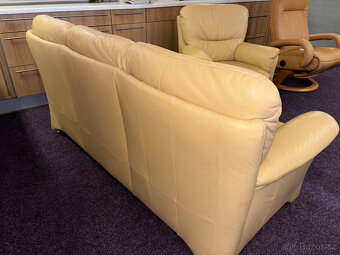 Kožená sedací souprava moderní design Německá výroba - 8