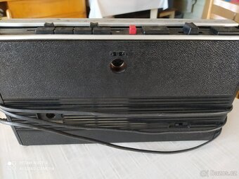 RETRO televize ,žehlička, lustr, radiomagnetofon, stereo - 8