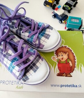 NOVÁ OBUV DĚTSKÁ – TENISKY PLÁTĚNKY VELIKOST 30 PROTETIKA - 8