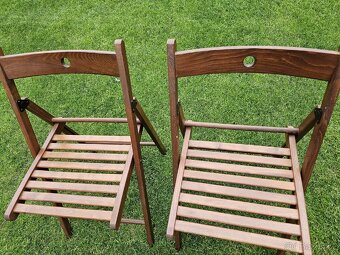2x SKLÁDACÍ ŽIDLE IKEA TERJE - 8