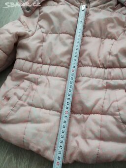 Dívčí zimní bunda (vel. 110 + 116), dvojčata - 8