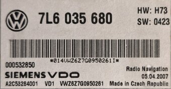 VW RNS510 7E0035680B Multivan aktualizované - 8
