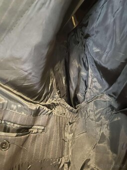 Pánské proužkované sako Blažek Praha – velikost 48 - 8