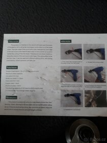 Nástroj na řezání plechu, nástavec na vrtačku,nůžky na plech - 8