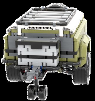 Lego Technic PŘÍVĚS pro set 42110 Defender - návod (MOC) - 8