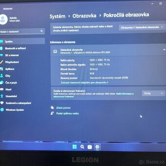 Lenovo Legion 5 Core i5(8 vlaken) RTX 2060 6GB TOP stav - 8