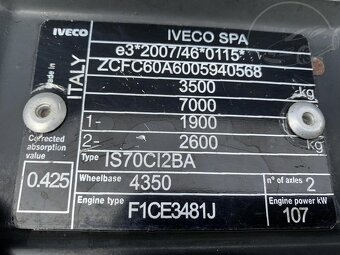 Iveco Daily 65C15 novy nosič do 3.5t B - 8