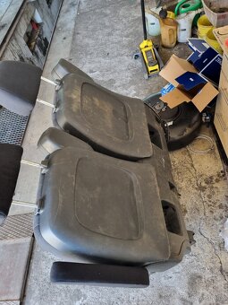 Prostřední řada sedaček Mercedes Vito W639 sklápěcí - 8