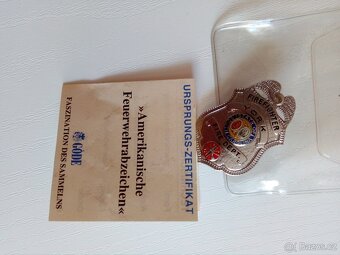 Prodám odznak US hasiče - 8