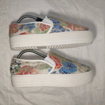 ❗❗ JULIET, VELIKOST 40, DÁMSKÉ SLIP-ONS BOTY NA PLATFORMĚ❗❗ - 8