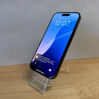 iPhone 15 Pro 256GB, černý, 98% baterie, eSIM (rok záruka) - 8