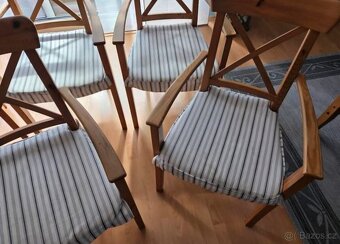 JÍDELNÍ SET IKEA LEKSVIK - 8