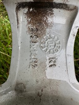 Alu kola 14” 4x100 + letní pneu Barum - 8