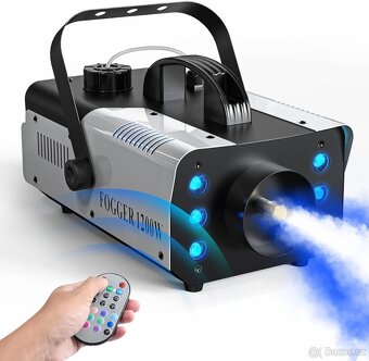 kvalitní a výkoný výrobník mlhy 1200w s 6 rgb - 8