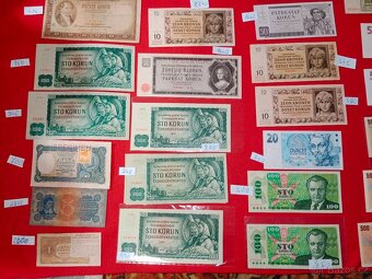 České a Československé bankovky 117 ks celkem - 8