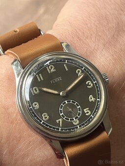 Vojenske hodinky Flore / cerny ciselnik - 8