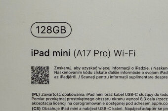 Apple iPad Mini 2024 (A17 Pro) 128GB WiFi Space Gray - 8