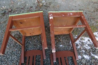 4 x stará židle před renovací - 8