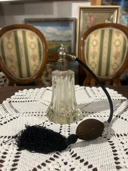 Elegantní vintage parfémový flakon s balónkem - 8