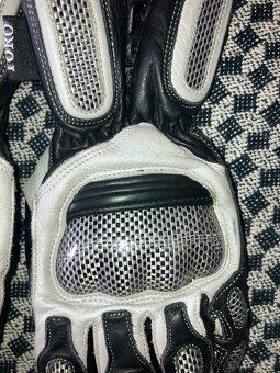 Kožené rukavice s kevralem Keprotec vel.XS - 8