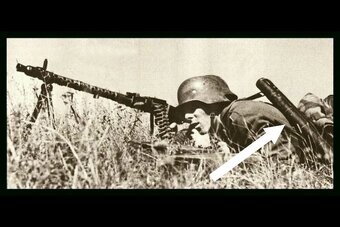 Pouzdro na hlaveň ke kulometu MG42 feldgrau Wehrmacht - 8