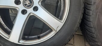 Sada Alu 5x112 r17 + zimní pneu 205/55 r17 91H - 8