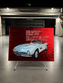 Olejové malby s automobilovou tematikou na přání - 8