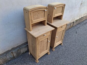 KRÁSNÉ STAROŽITNÉ NOČNÍ STOLKY PO RESTAUROVÁNÍ - 8