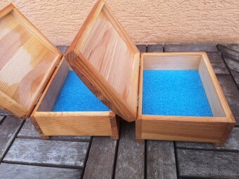Dřevěné krabičky s víkem - 8