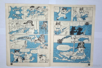 Čtyřlístek č.2 Mezi piráty - Original 1969 - 8