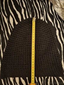 Homelesky čepice ručně háčkované - 8