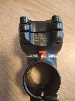 Prodám řídítka Sunline vone 05 o šířce 762 mm a predctavec s - 8