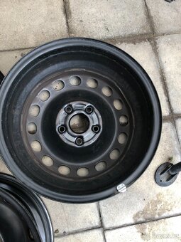 Prodám plechové disky 6J 5x112 ET47 (koncern VW) - 8