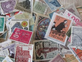 Staré poštovní známky, mix - 8