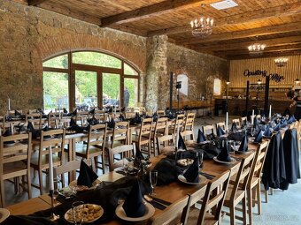 Svatební dekorace, květiny, organza - 8