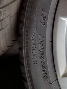 Zimní al kola DIJON 17" originální VW Golf VII r.v. 2015 - 8