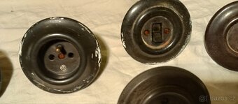 VÝMĚNA/PRODEj Bakelitové vypínače dvojpáčky atd. - 8