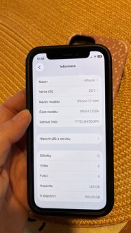 Prodám bílý iPhone 12mini 128GB - top stav - 8