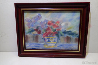 Veselý zd. - Hrachory - pastel - Obraz - 8