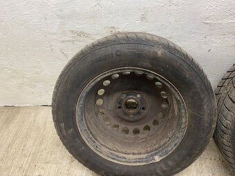 4x PLECHOVÝ DISK 6Jx15H2 ET47 5x112 S PNEU BARUM 195/65R15 - 8