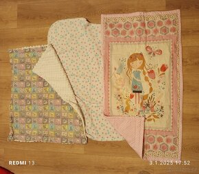 Fusaky,pytle,mantinel + kapsář,deky,věci do postýlky - 8