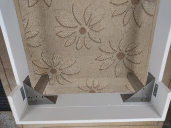 Postel bílý lesk 90x200x50cm - 8