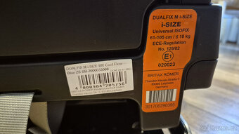 Britax Romer Dualfix M I-SIZE - Jako NOVA - 8