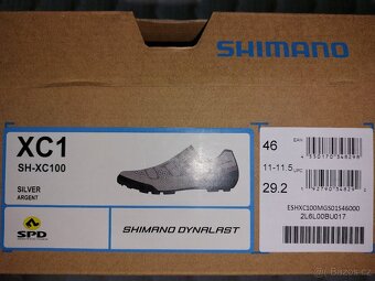 SHIMANO SH-XC100, stříbrné vel. 46 - 8