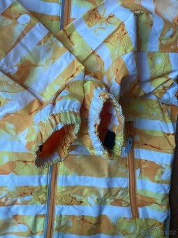 membránová bunda Reima Fasarby - Orange yellow 134 - 8
