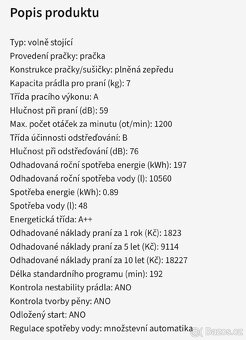 Pračka Bosch WAE 24365BY se skříňkou - 8