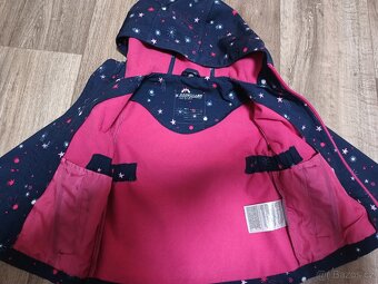 Softshell dívčí bundičky vel. 98, 104 - 8