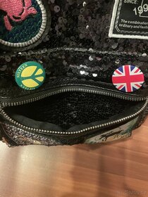 Koženkový batoh s flitry - 8