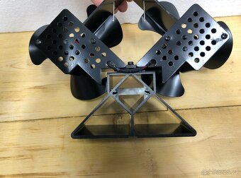 Nový krbový ventilátor 2-vrtulový - 8