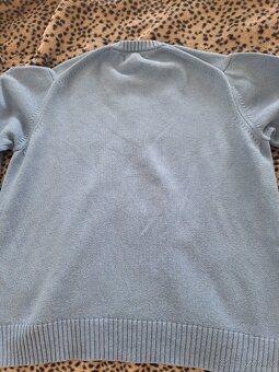 Modrá pletený Tommy Hilfiger svetr - 8